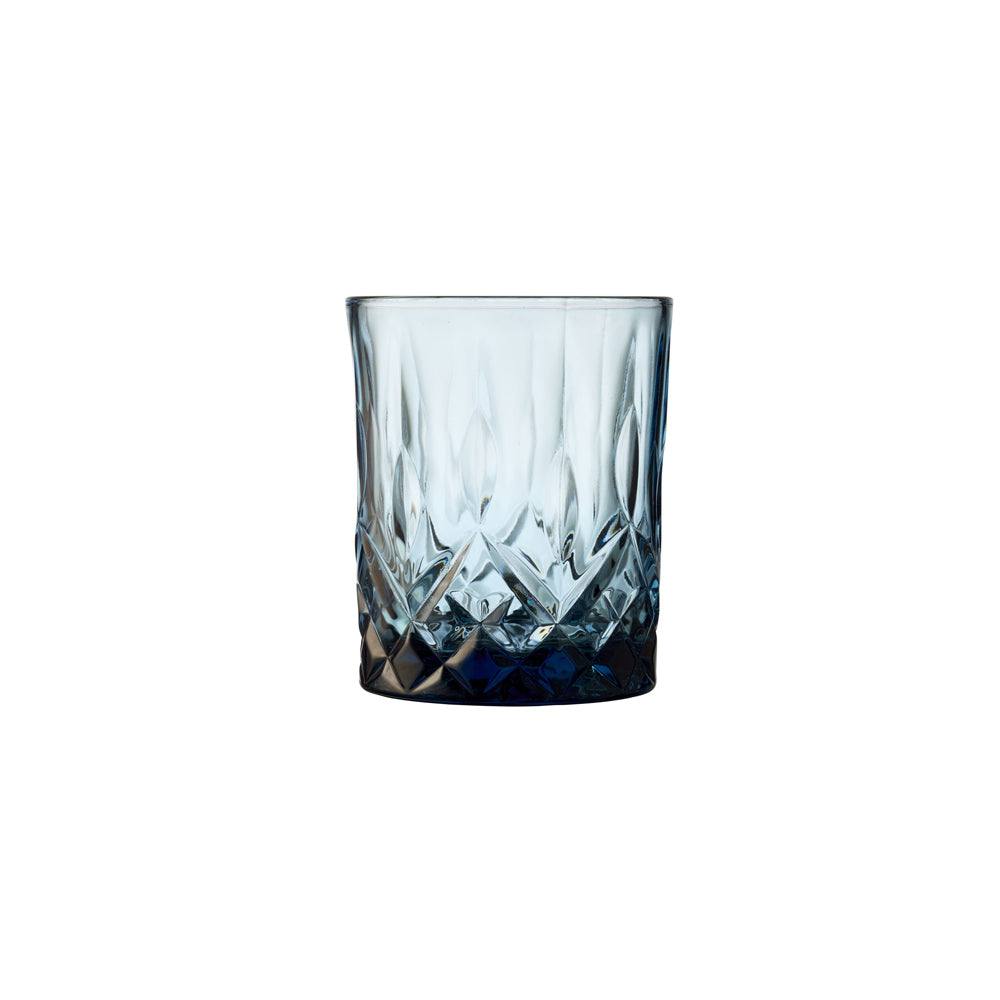 Lyngby Glas Sorrento Tumblers 320ml, Set of 4 - Blue