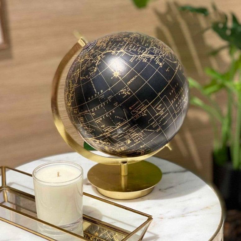 Mason Home Finn Table Globe - Black