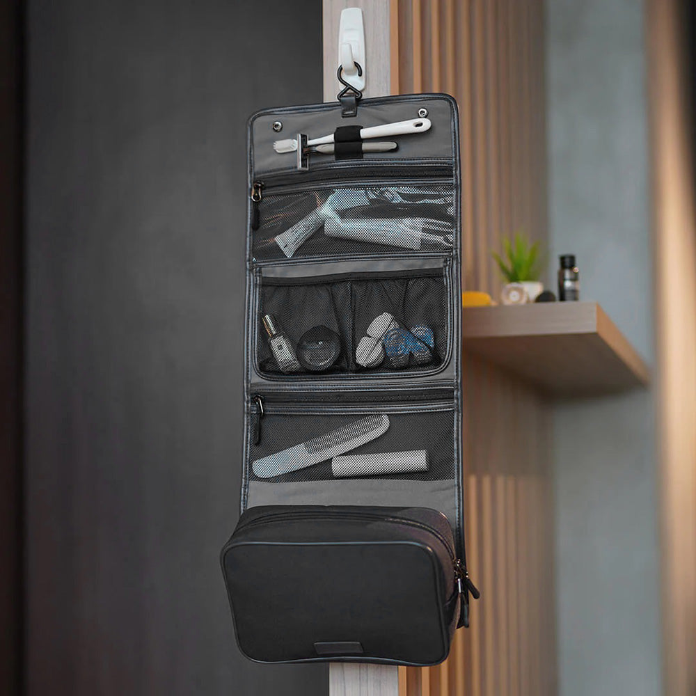 Nexus Hanging Toiletry Bag - Black
