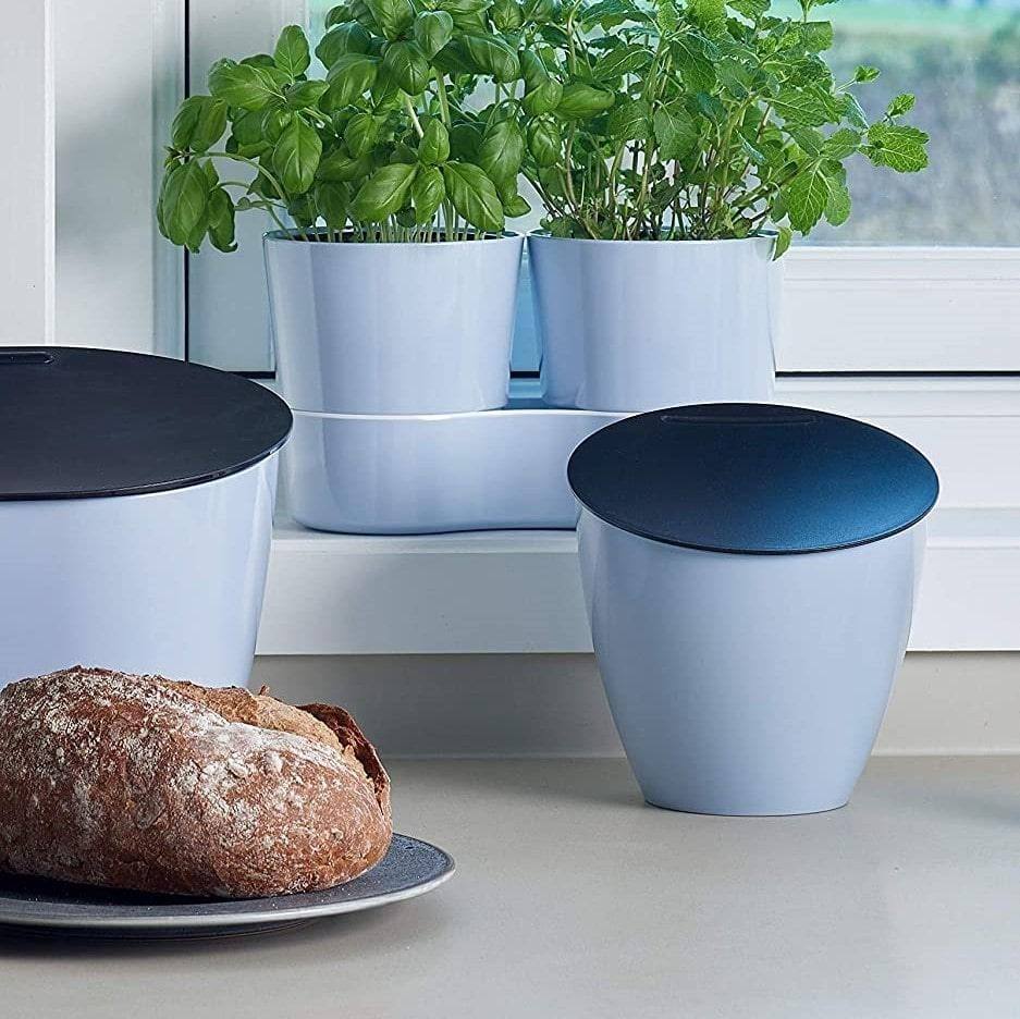 Mepal Netherlands Calypso Food Waste Bin - Silver