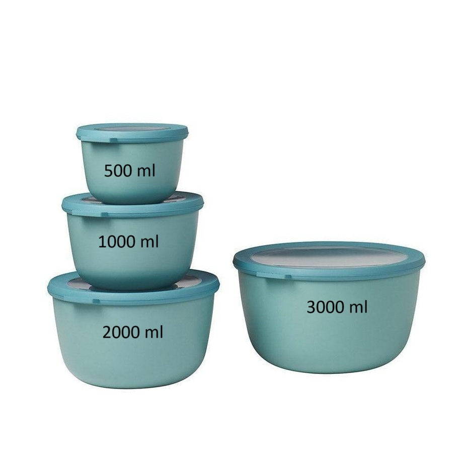 Cirqula 4-Piece Storage Set Tall - Nordic Green