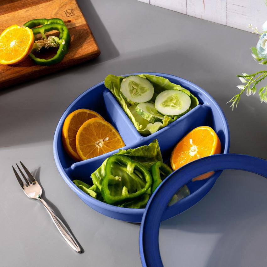 Mepal Netherlands Cirqula Bento Bowl With Lid - Vivid Blue