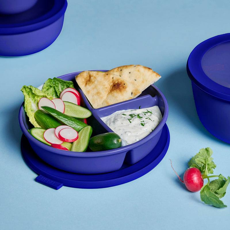 Mepal Netherlands Cirqula Bento Bowl With Lid - Vivid Blue