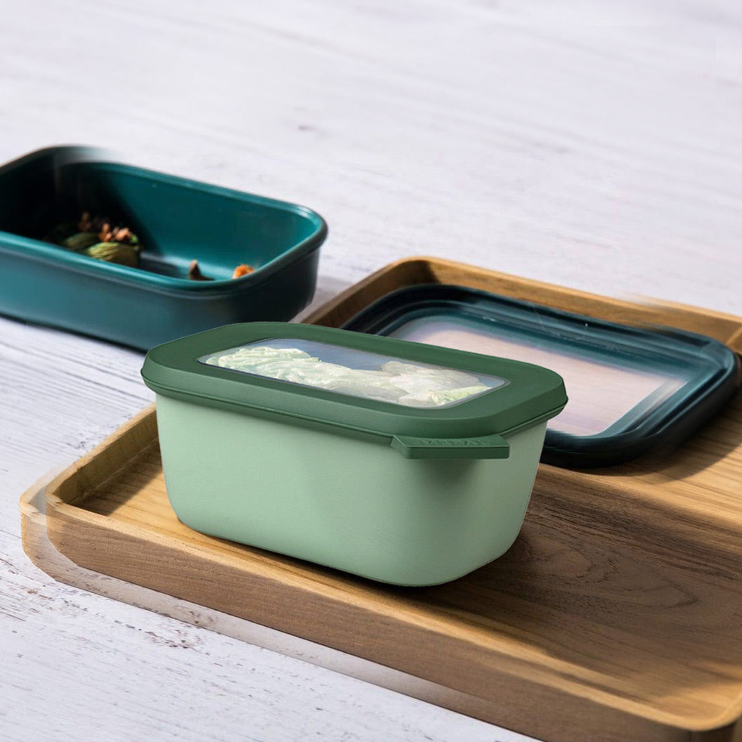 Cirqula Rectangular Storage Box 750ml - Nordic Sage