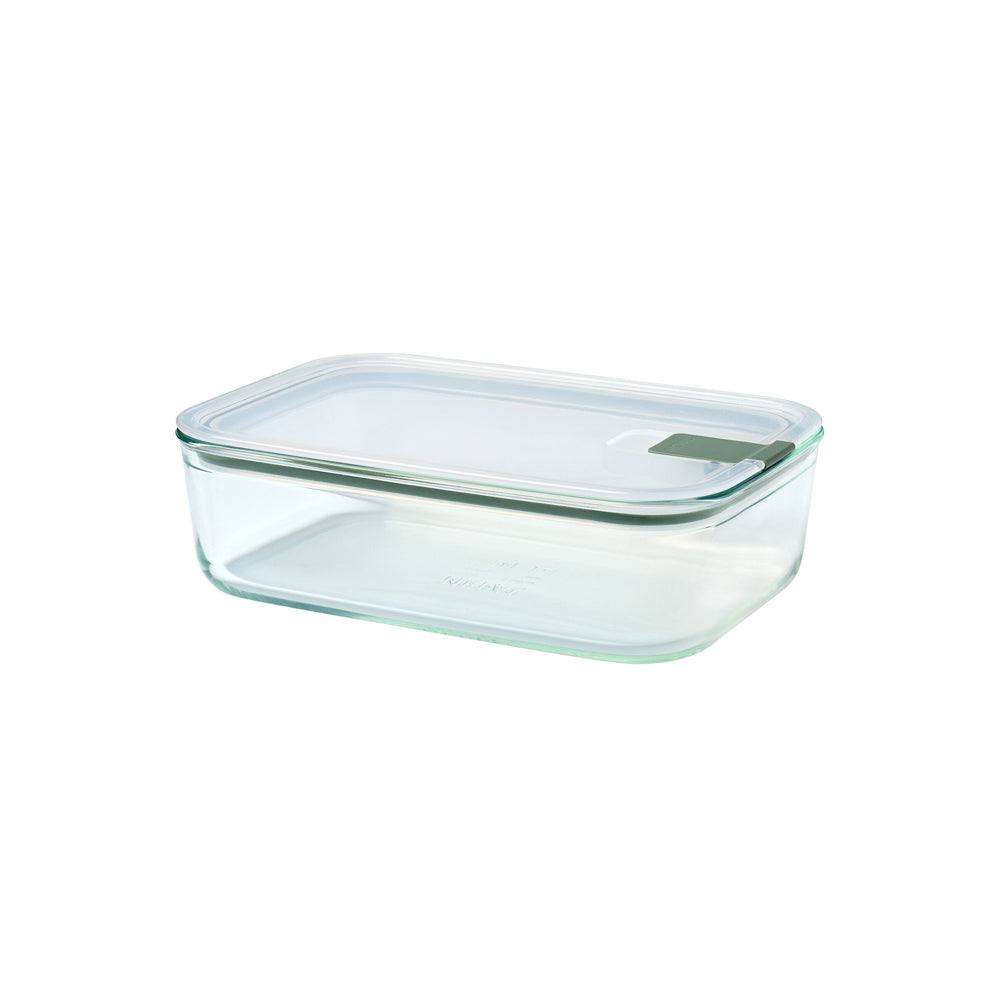 Mepal Netherlands EasyClip Glass Storage Box 1500ml - Nordic Sage