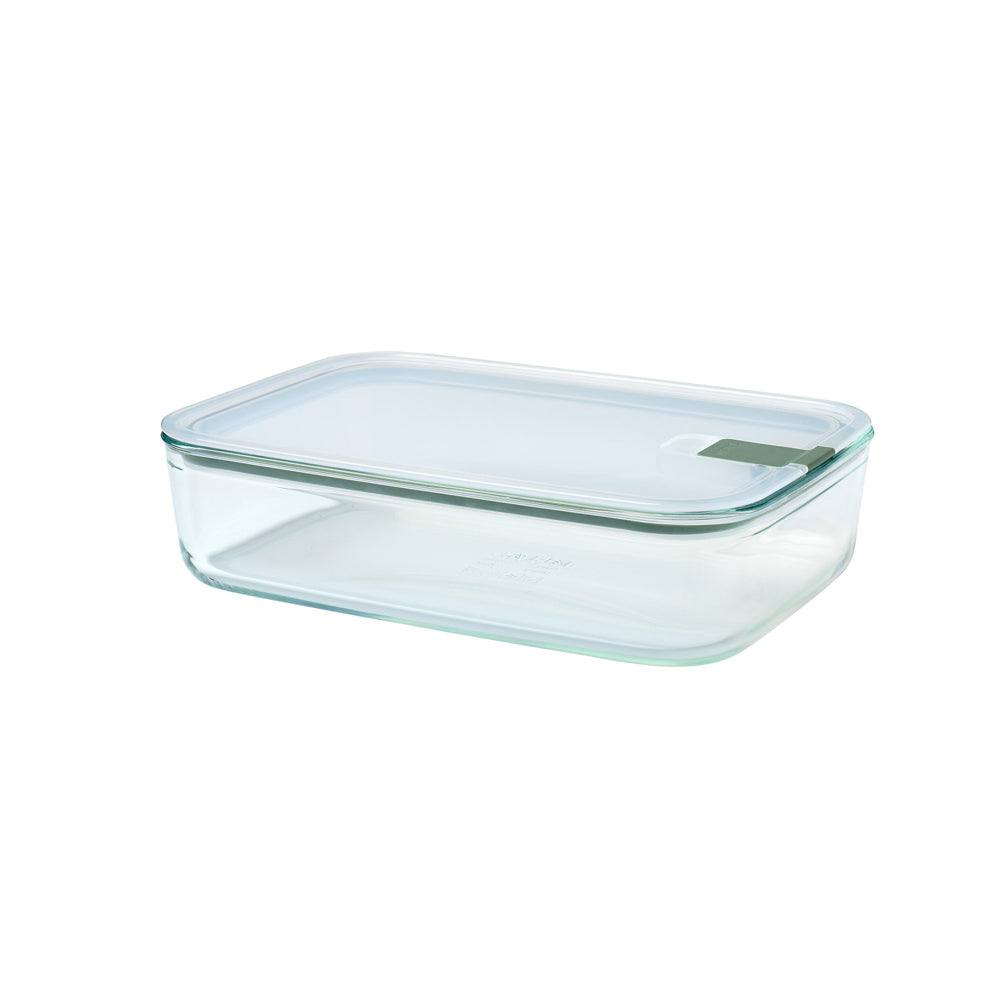 Mepal Netherlands EasyClip Glass Storage Box 2250ml - Nordic Sage