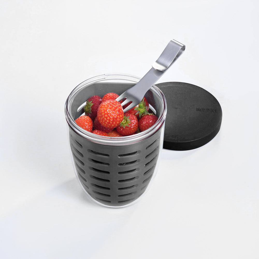 Mepal Netherlands Ellipse Fruit Pot - Nordic Black