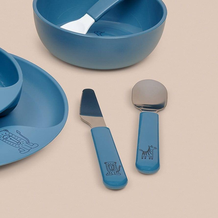 Mepal Netherlands Mio 3-Piece Kids Cutlery Set - Deep Blue