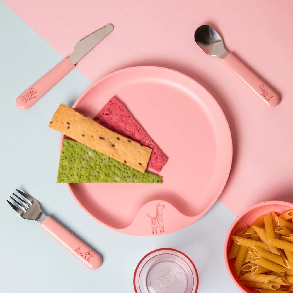 Mepal Netherlands Mio 3-Piece Kids Cutlery Set - Deep Pink