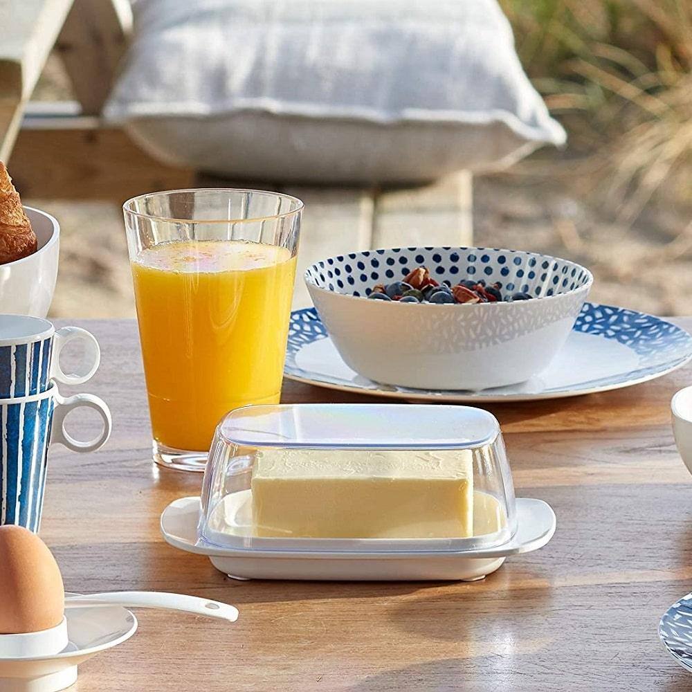 Mepal Netherlands Small Butter Dish - White