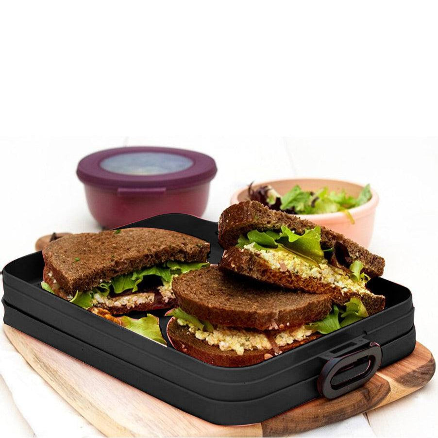 Mepal Netherlands Take A Break Lunch Box Flat - Nordic Black