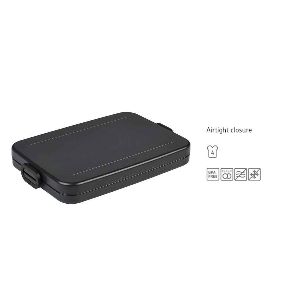 Mepal Netherlands Take A Break Lunch Box Flat - Nordic Black