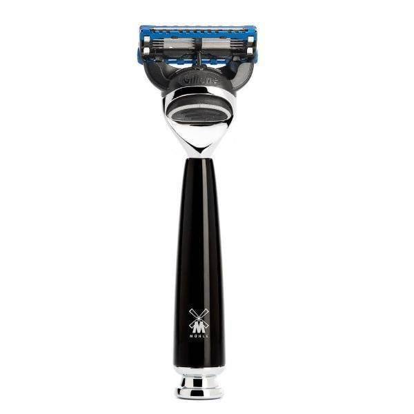 Muhle Germany Rytmo Fusion Shave Set - Black Chrome