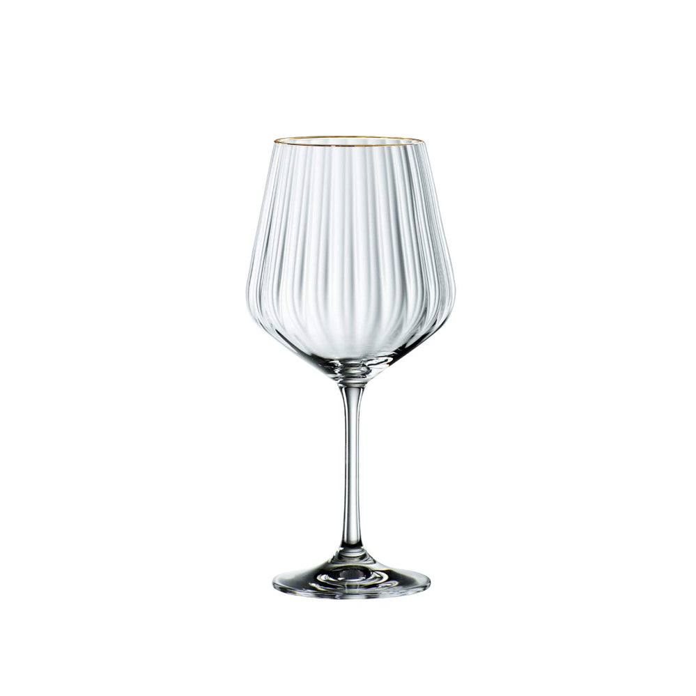 Nachtmann Gin & Tonic Glasses with Gold Rim 640ml, Set of 4