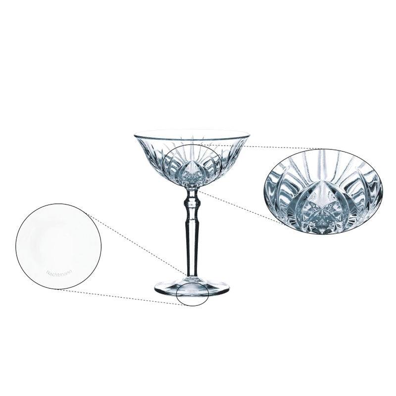 Nachtmann Palais Cocktail Glasses 200ml, Set of 4