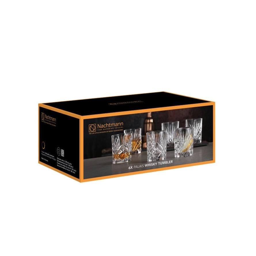 Nachtmann Palais Whiskey Tumblers 288ml, Set of 6