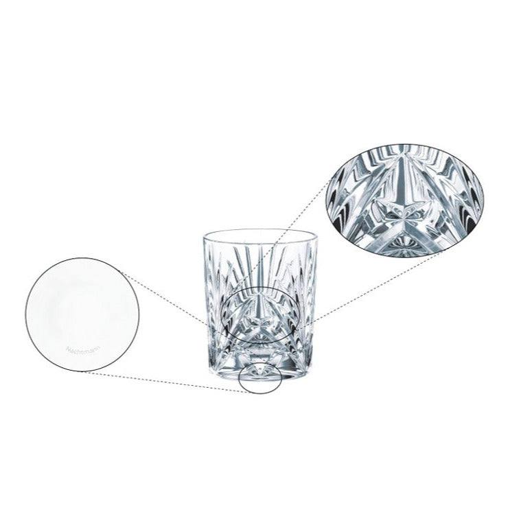 Nachtmann Palais Whiskey Tumblers 288ml, Set of 6