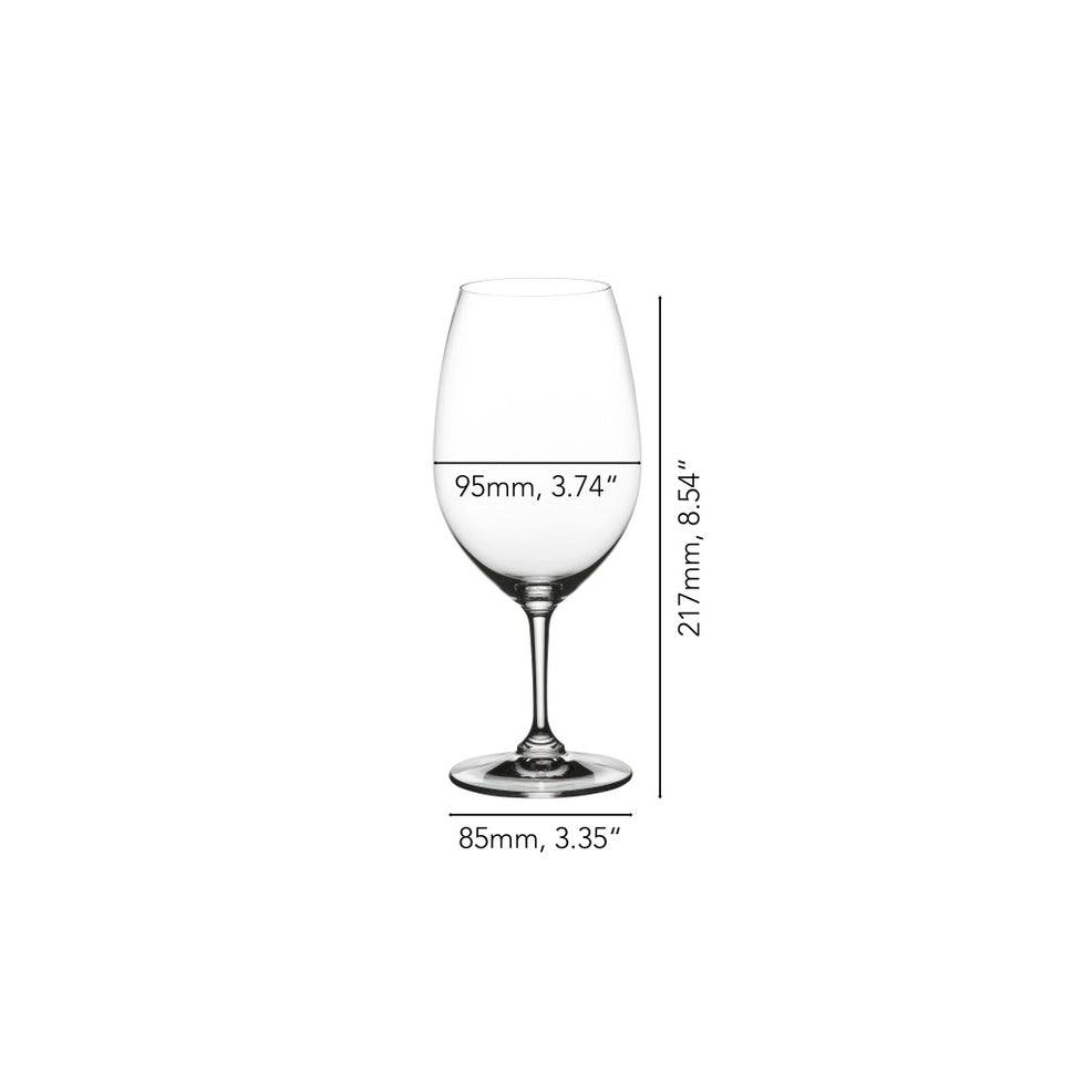 Nachtmann Vivino Bordeaux Glasses 610ml, Set of 4