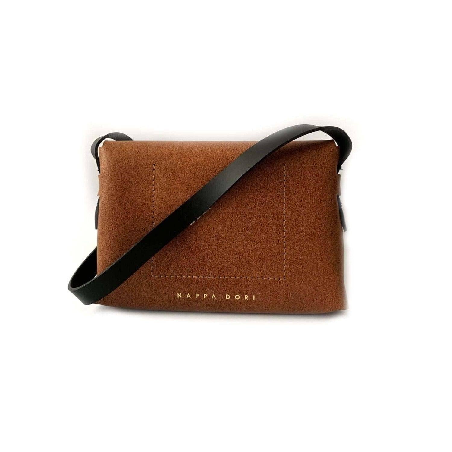 Nappa Dori Envelope Sling Bag - Tan