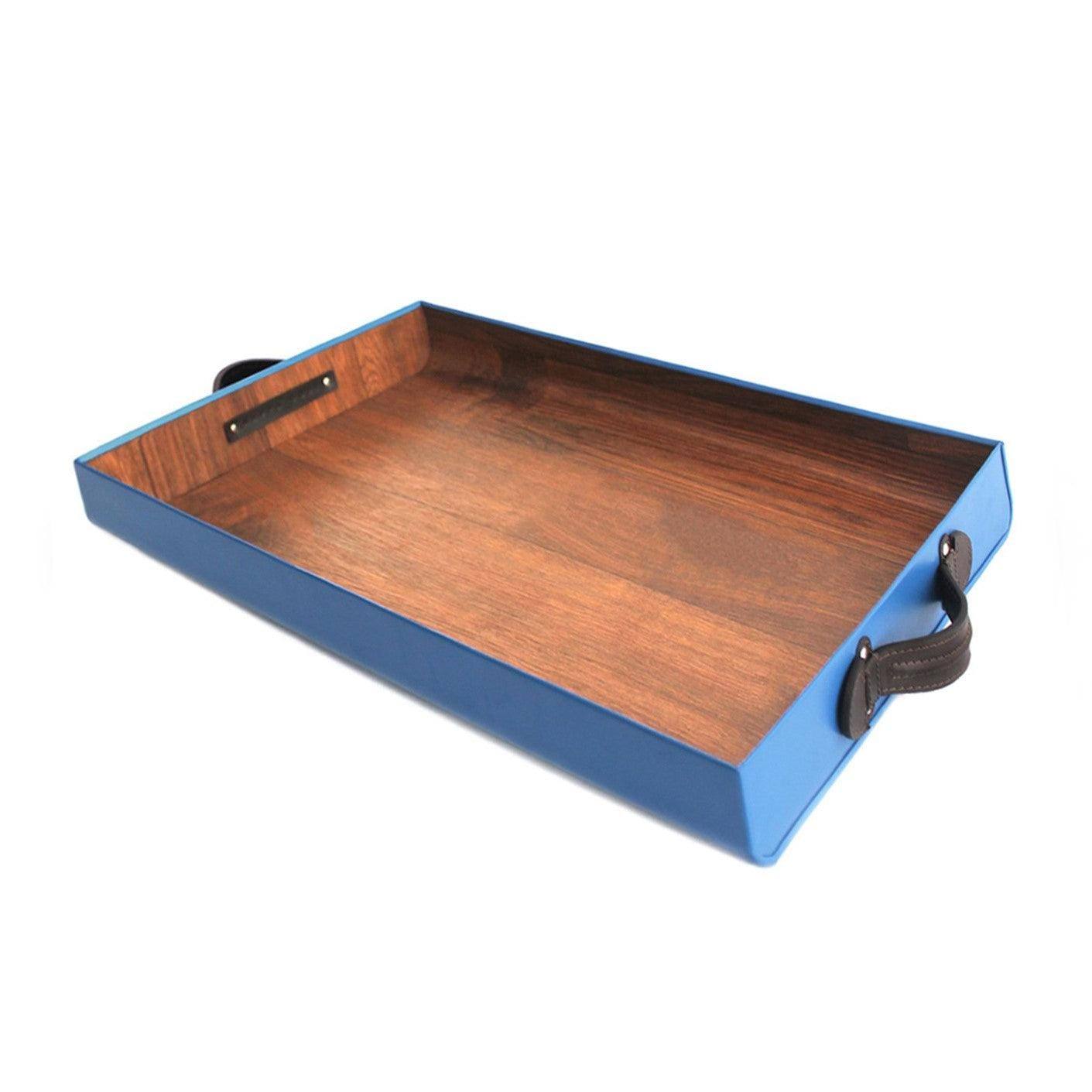 Nappa Dori Small F Tray - Steel Blue