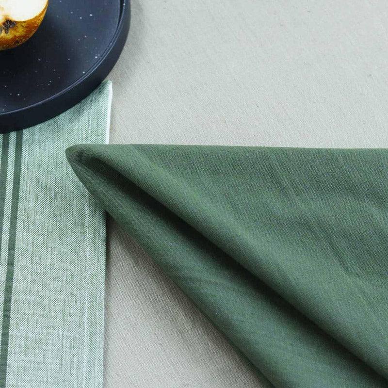 Nappa Dori Tea Towels, Set of 2 - Green & Charcoal