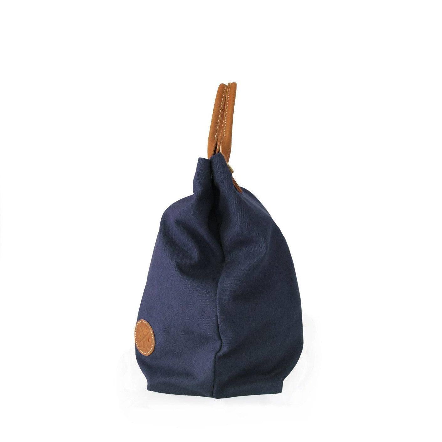 Nappa Dori The Daily Duffel - Navy Blue Canvas