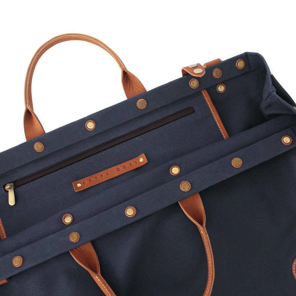 Nappa Dori The Daily Duffel - Navy Blue Canvas