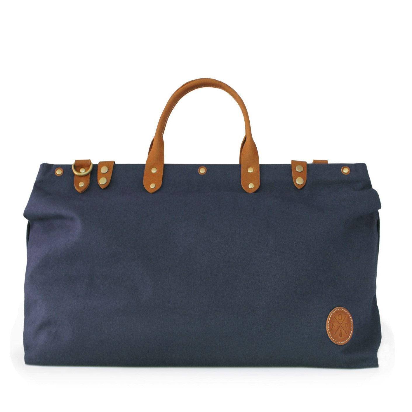 Nappa Dori The Daily Duffel - Navy Blue Canvas