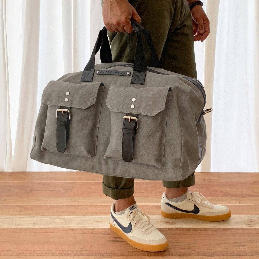 Nappa Dori The Hitchhiker Duffel Bag - Grey