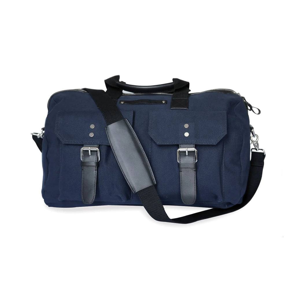 Nappa Dori The Hitchhiker Duffel Bag - Navy Blue