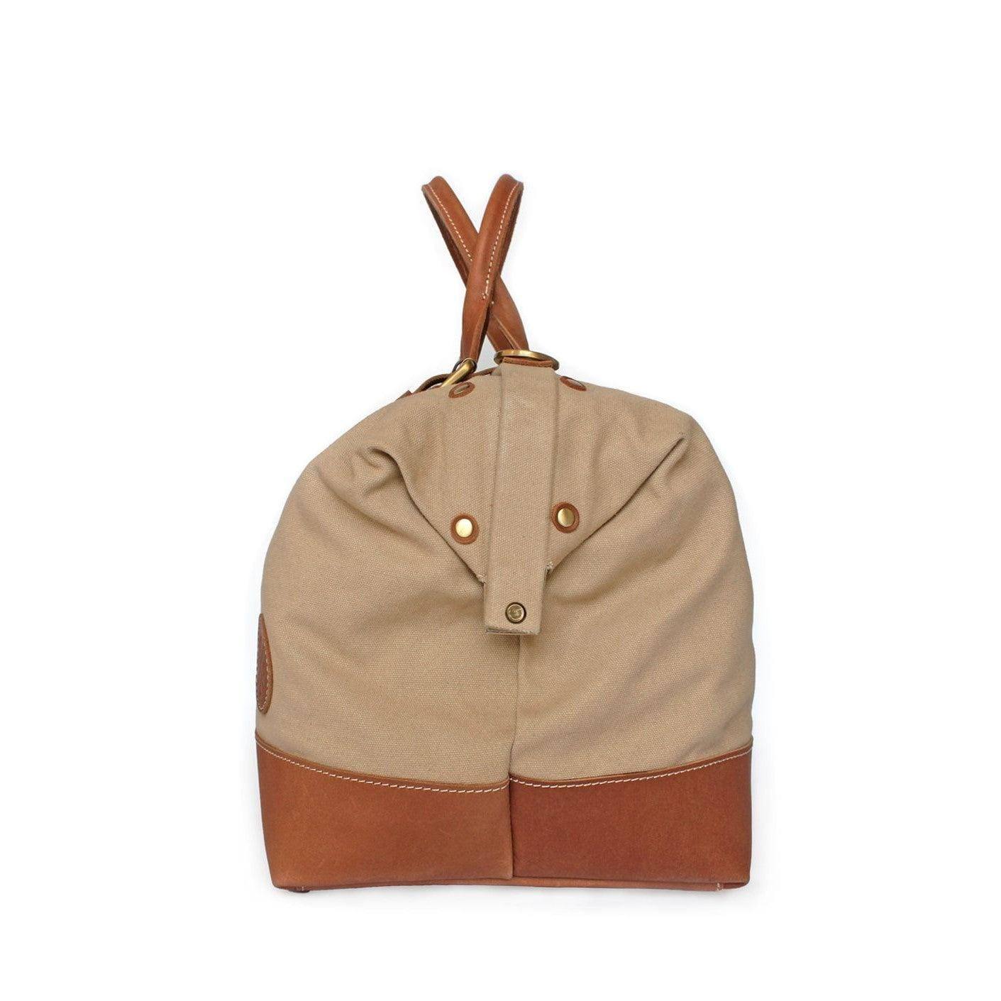 Nappa Dori The Weekender Duffel - Beige Canvas