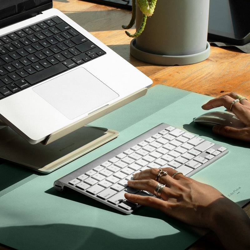 Native Union Reversible Desk Mat - Slate Green & Sandstone