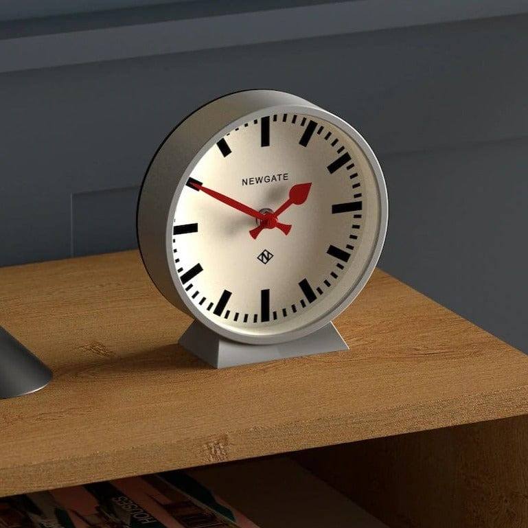 Newgate Clocks Railway Mantel Clock 17cm - Grey