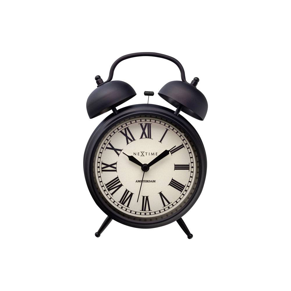 Nextime Amsterdam Alarm Clock Medium - Black