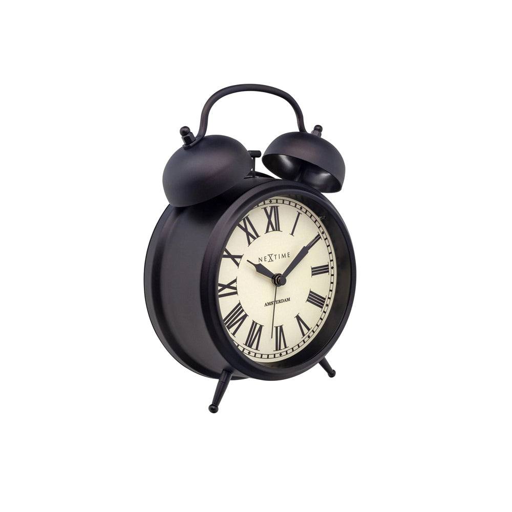 Nextime Amsterdam Alarm Clock Medium - Black