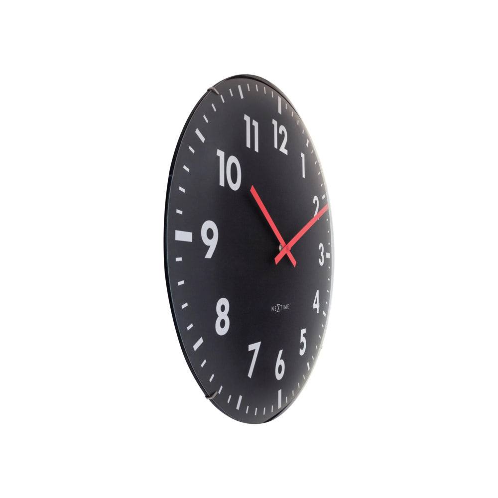 Nextime Duomo Wall Clock 50cm - Black