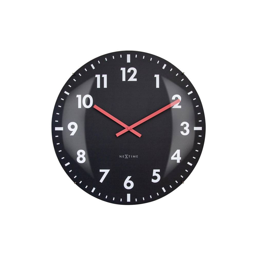 Nextime Duomo Wall Clock 50cm - Black