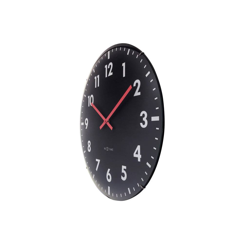 Nextime Duomo Wall Clock 50cm - Black