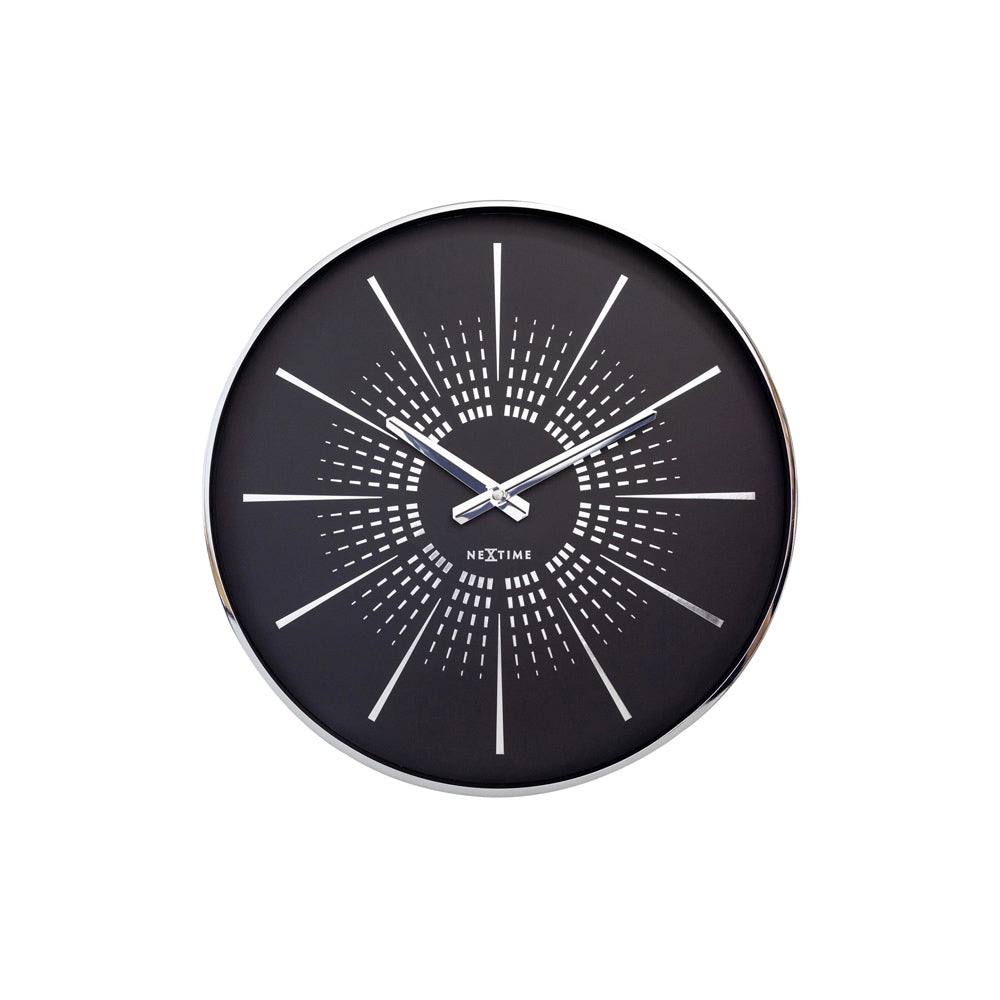 Nextime Excentric Wall Clock 40cm - Black