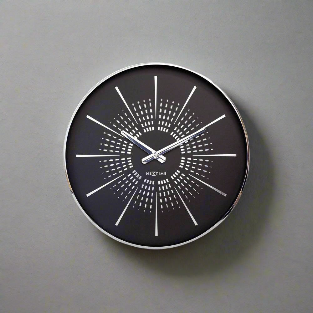 Excentric Wall Clock 40cm - Black