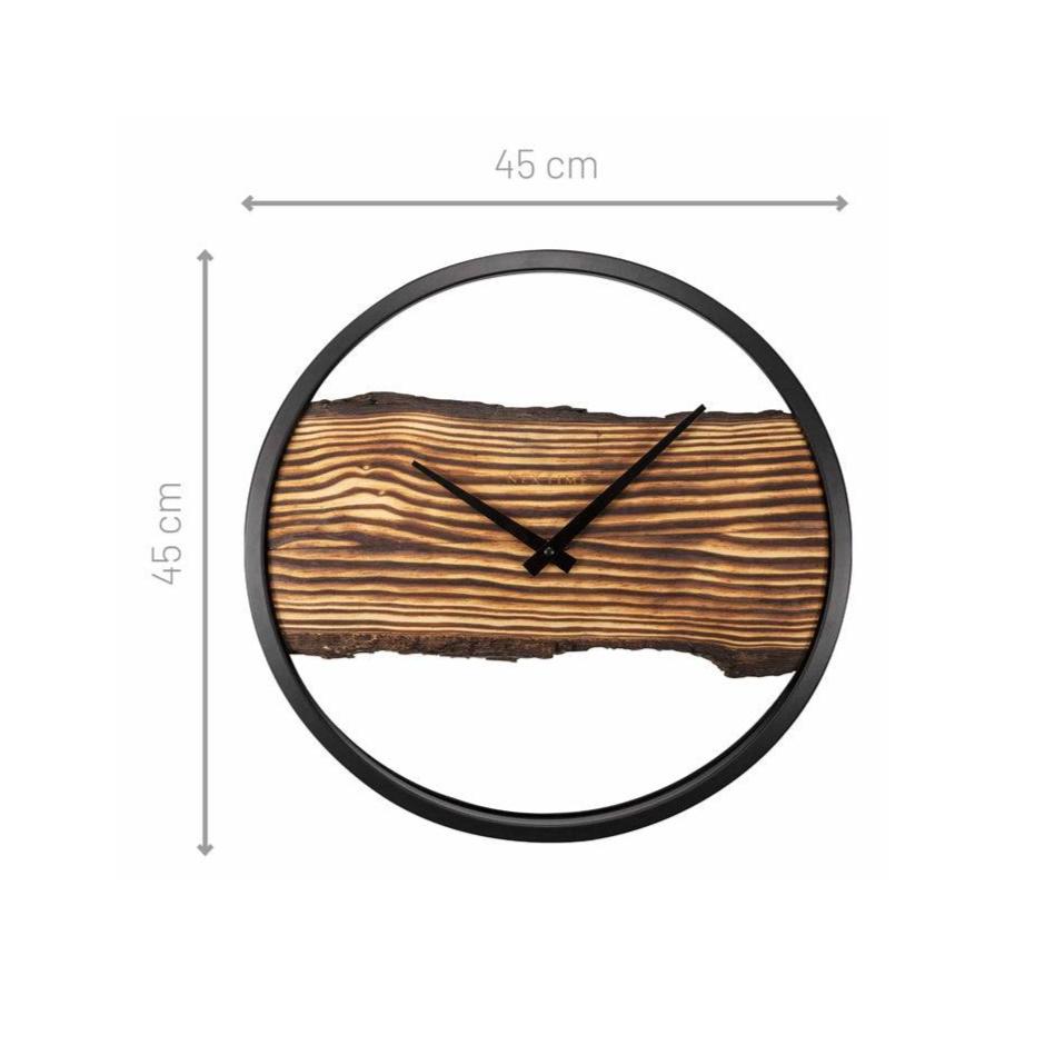 Nextime Forest Wall Clock 45cm - Wood