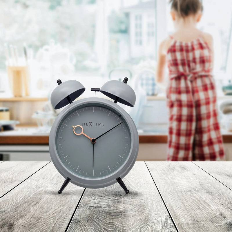 Nextime Golden Hour Alarm Clock - Blue Grey