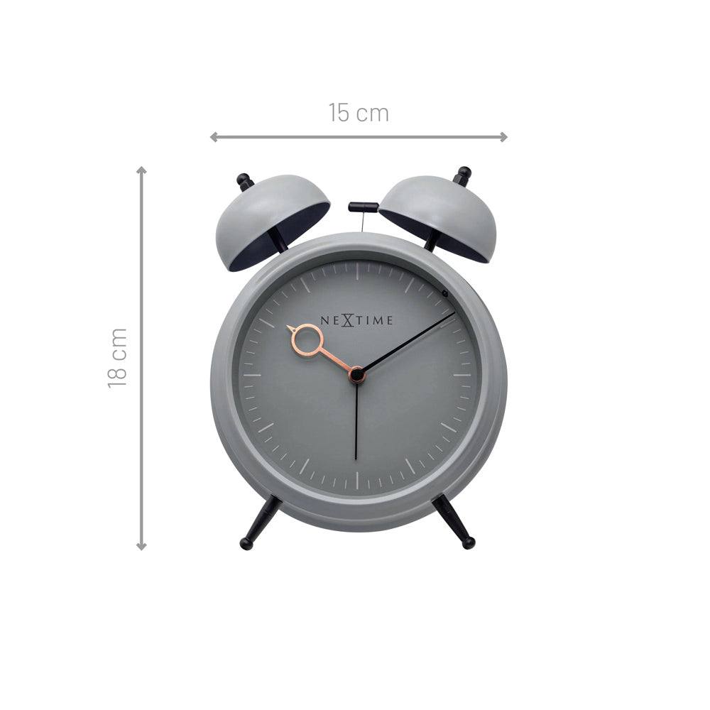 Nextime Golden Hour Alarm Clock - Blue Grey