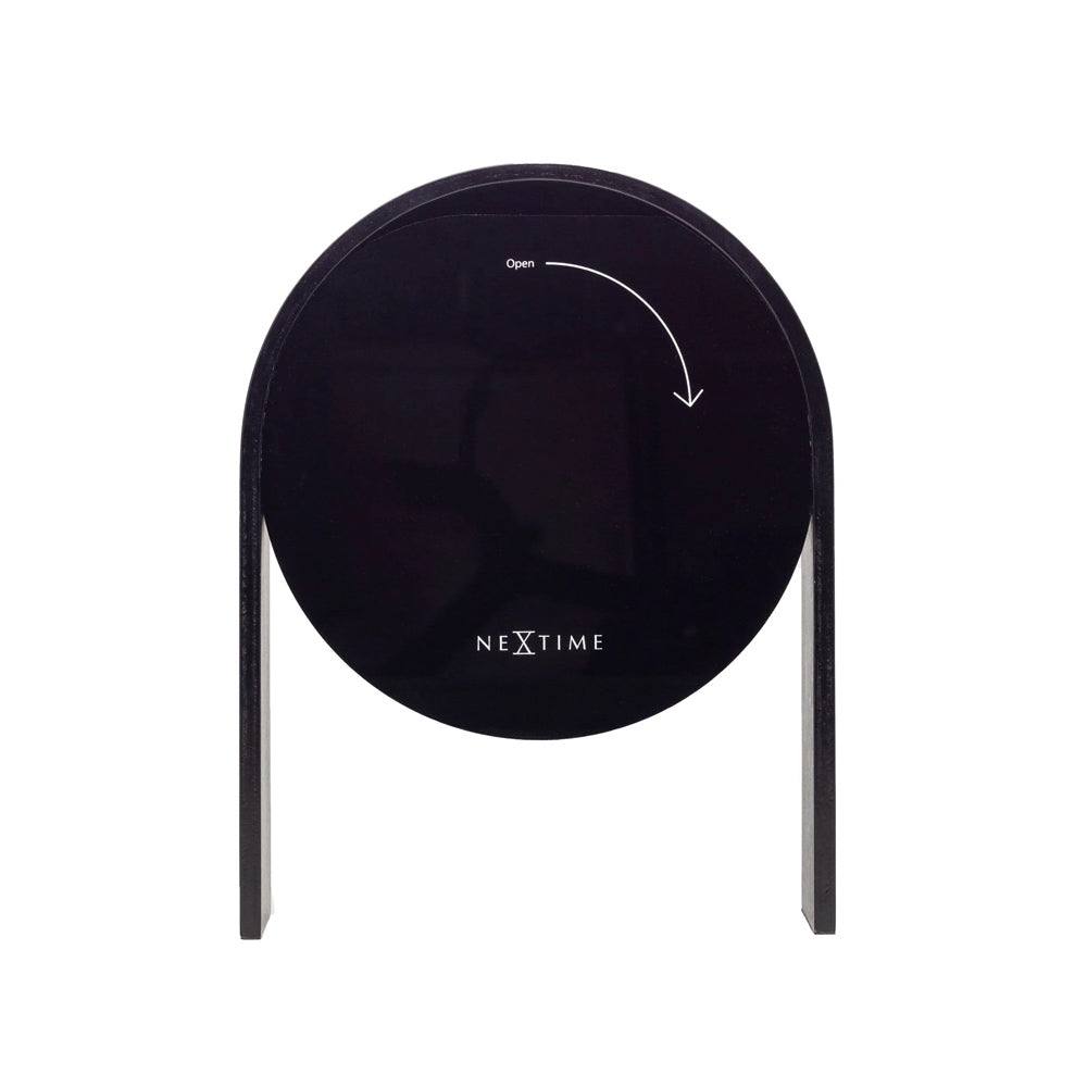 Nextime Noa Table Clock - Black Wood