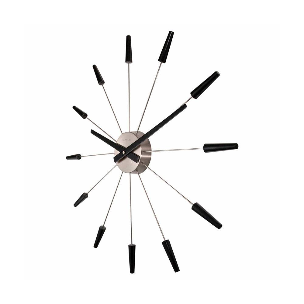 Nextime Plug Inn Wall Clock 58cm - Black