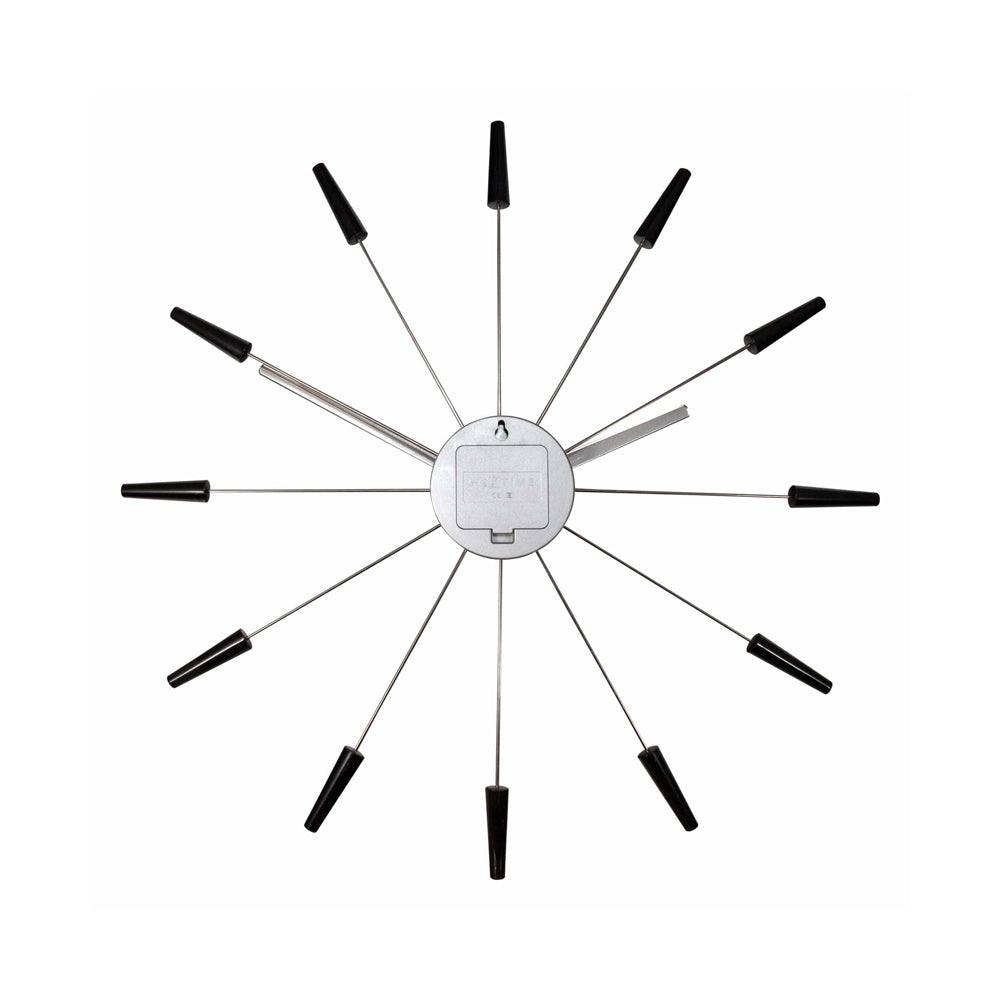 Nextime Plug Inn Wall Clock 58cm - Black