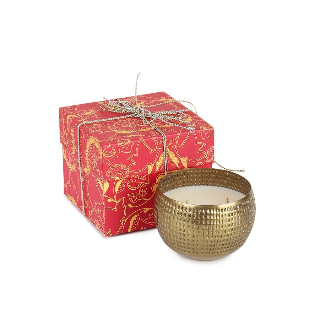 Niana Golden Halo Candle - Rose & Tuberose