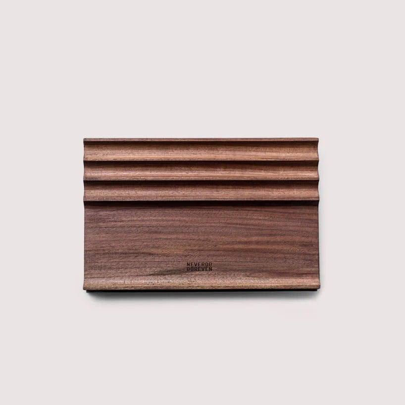 NOOE Exhibit Desk Organiser - Walnut