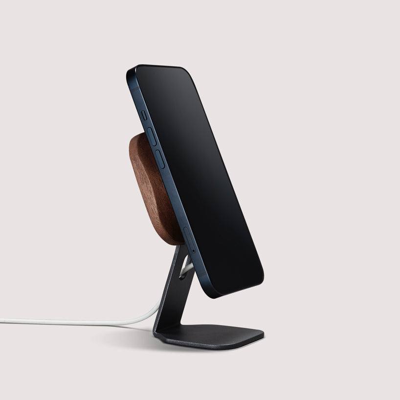 NOOE Monocle Magsafe Mobile Stand - Walnut