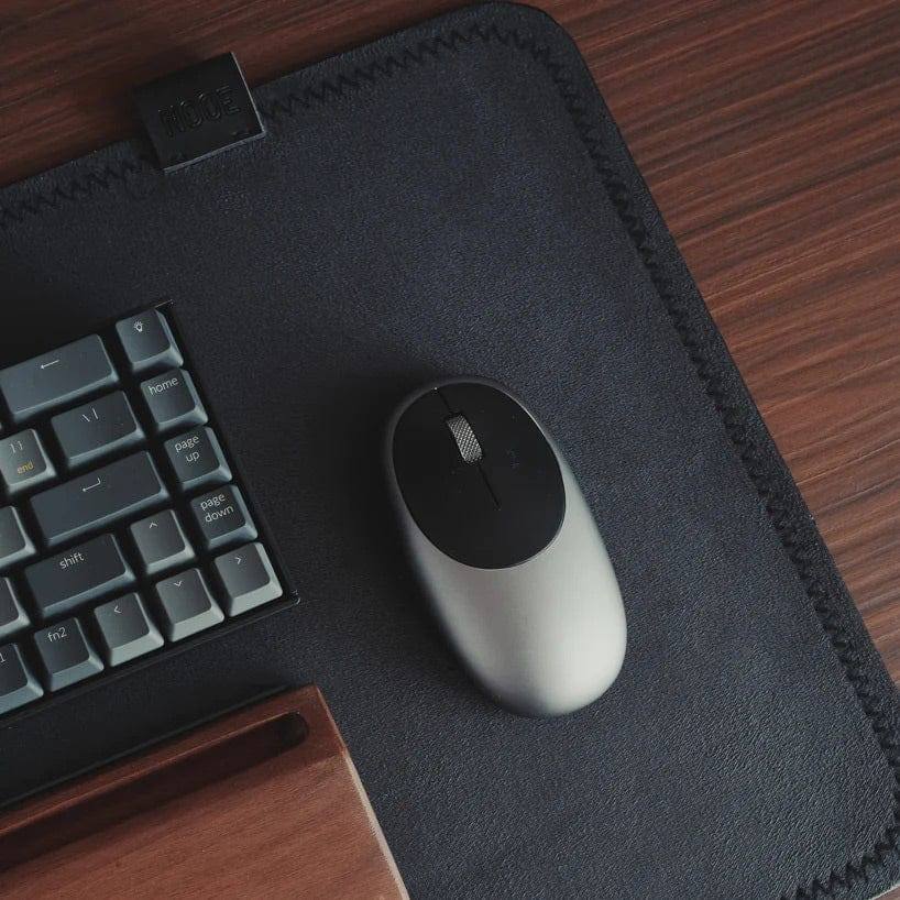 NOOE Suede Desk Rug - Charcoal